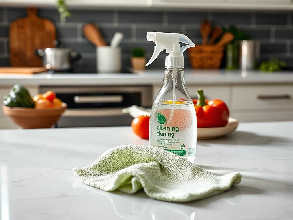 Sprzątanie blatu kuchennego: jak skutecznie utrzymać czystość i uniknąć uszkodzeń na co dzień